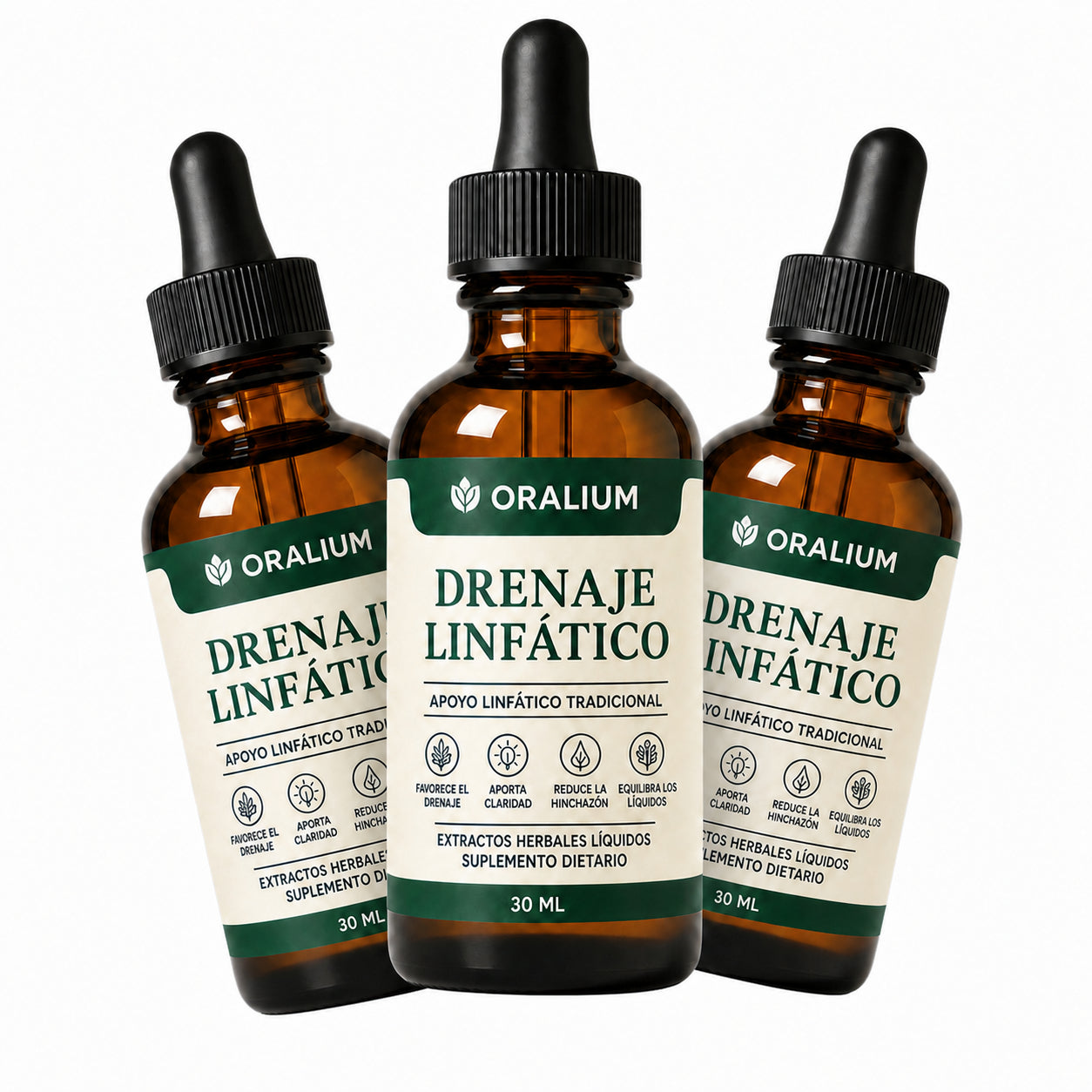 ORALIUM Gotas de Drenaje Linfático